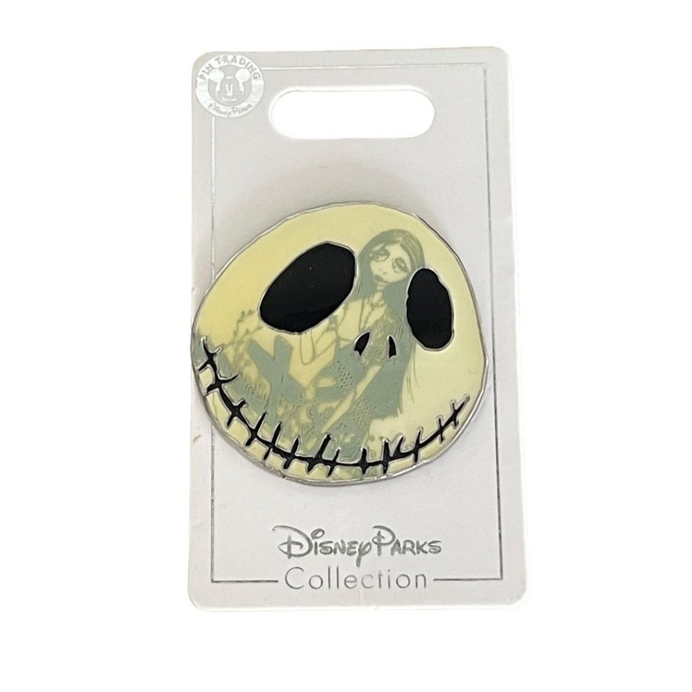 Disney Parks Nightmare Before Christmas Jack Skellington Glow in the Dark Pin